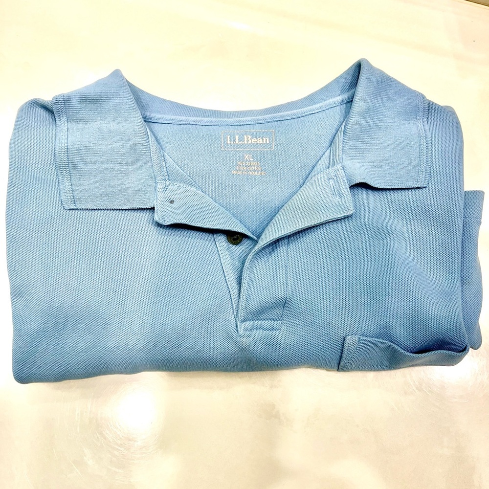 3/$25 L.L. Bean Men's Short Sleeve Polo Shirt